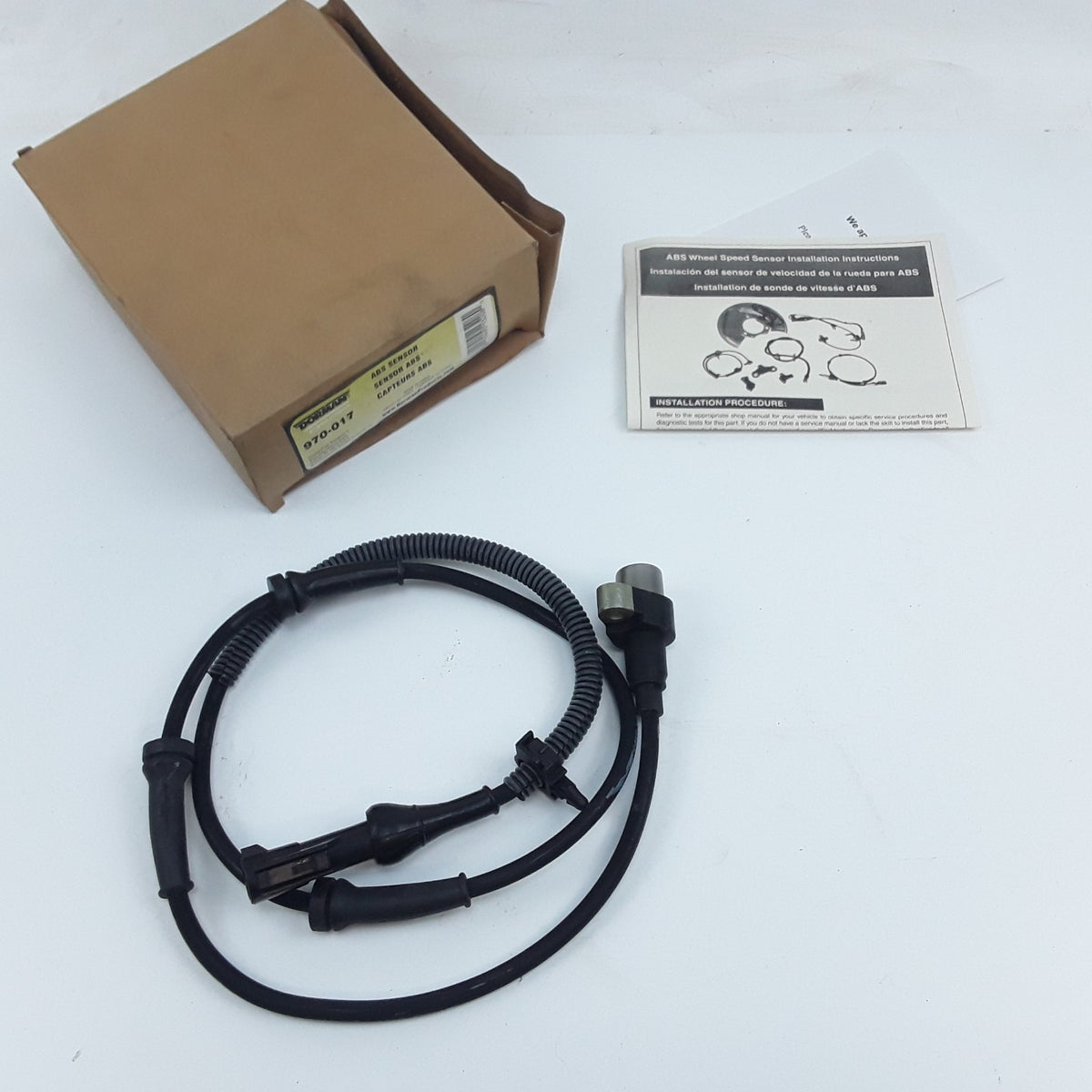 Front ABS Wheel Speed Sensor For Ford Taurus Mercury Sable 1990 1991 1992-1995