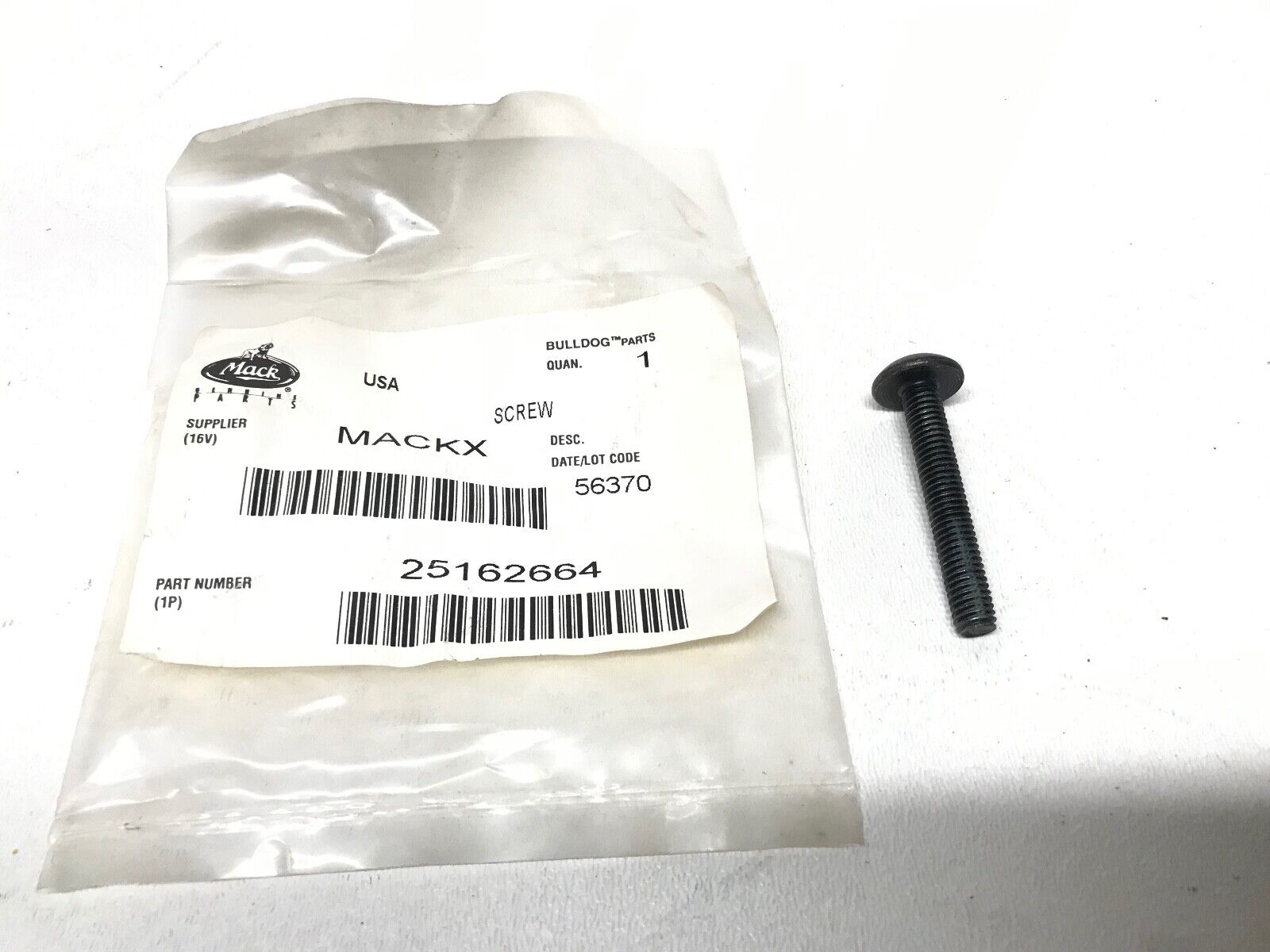 GENUINE MACK OEM 25162664 SCREW - 82AM5001 Six Point Socket Screw - HotCarParts