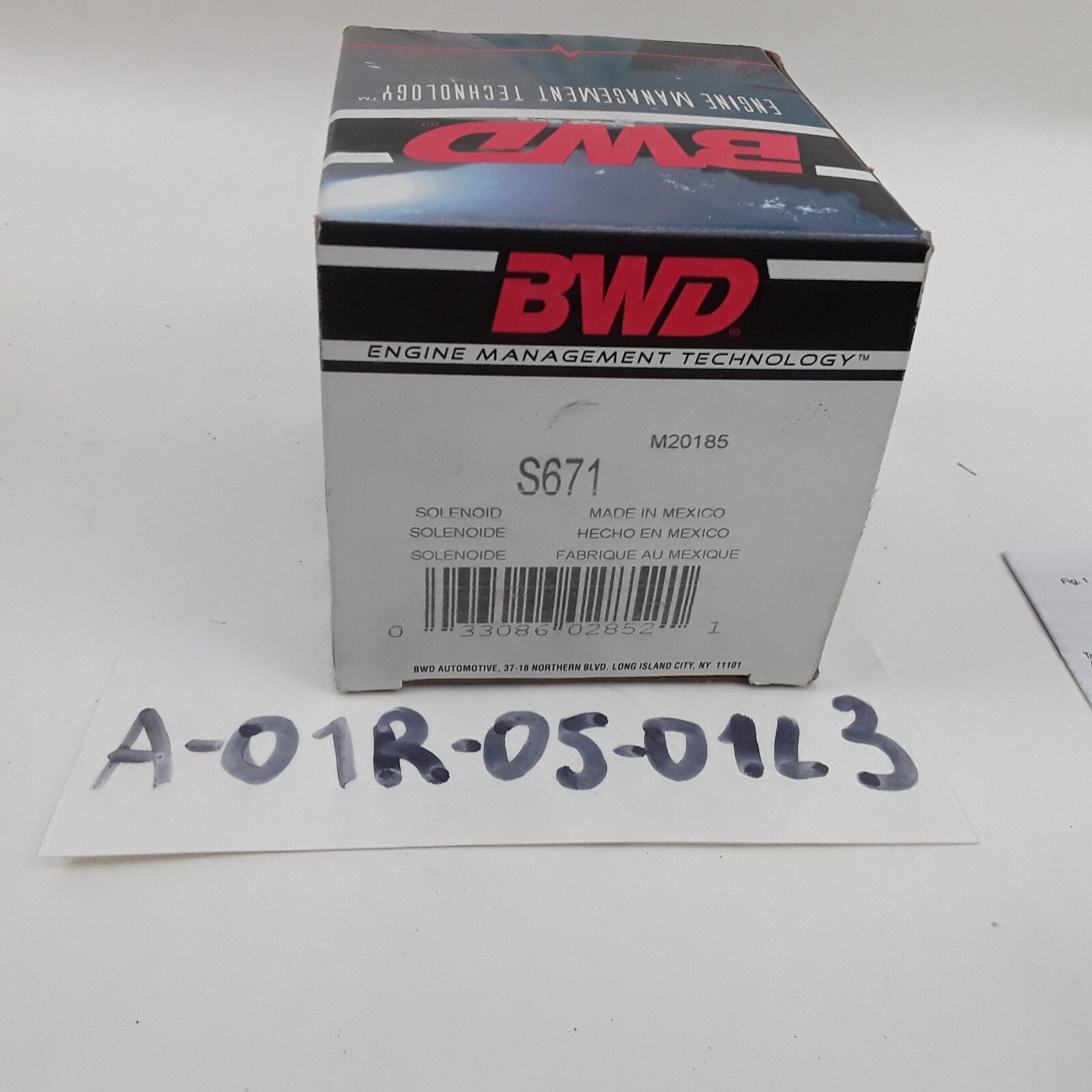 BWD S671 Car 12V Starter Solenoid Switch Reliable Engine Ignition Component