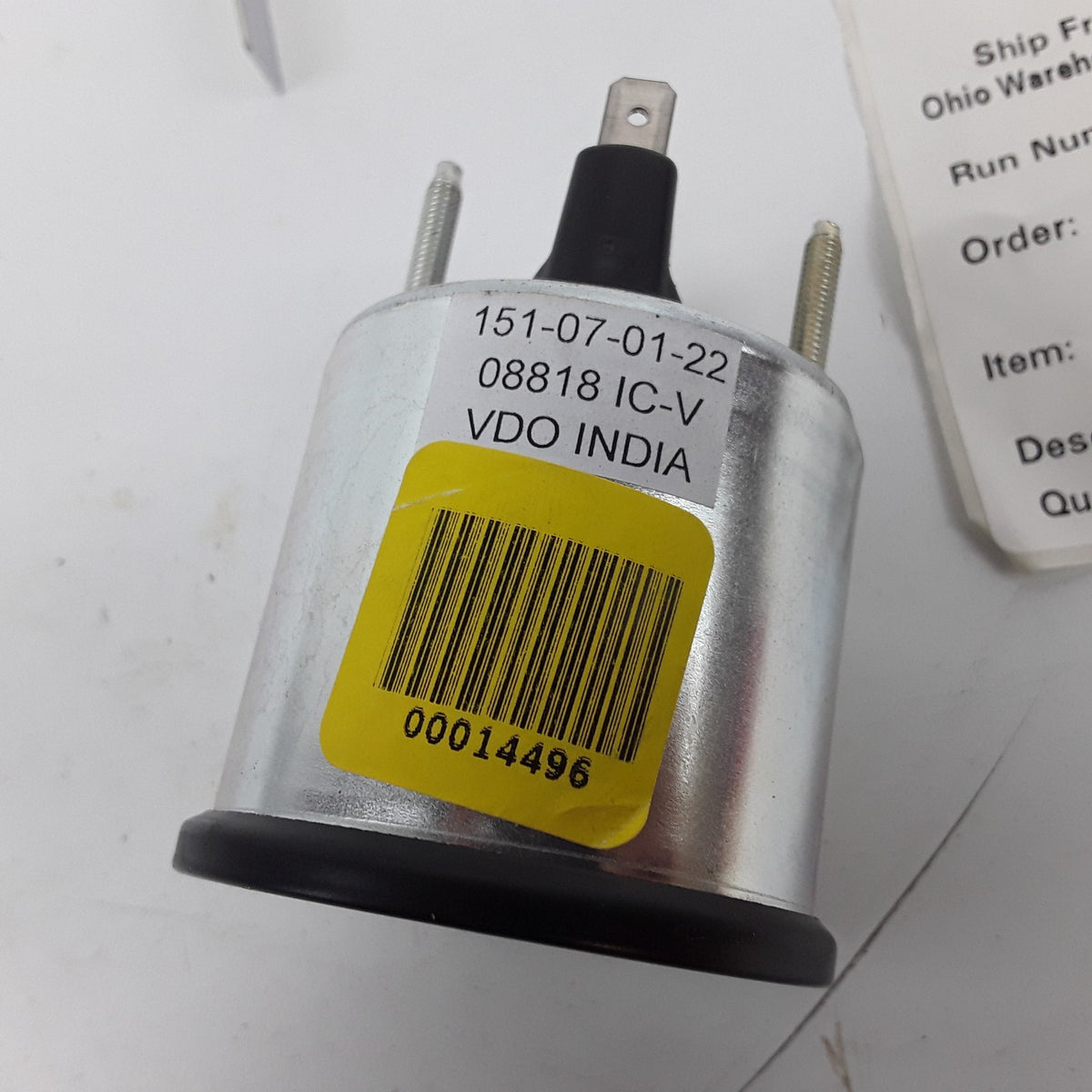 VDO Rear Air Pressure Gauge 0-150 psi Fits Commercial Truck and Bus