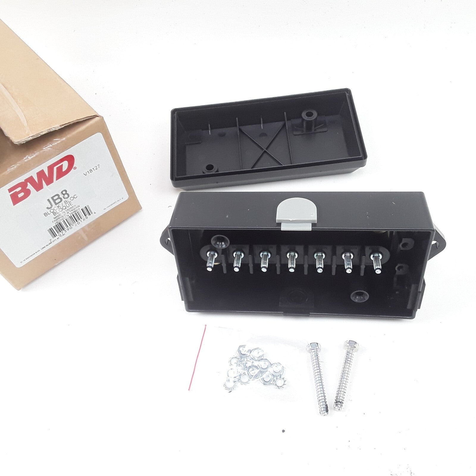 BWD Automotive JB8 Thermal Limiter Fuse Holder Switch Block Black