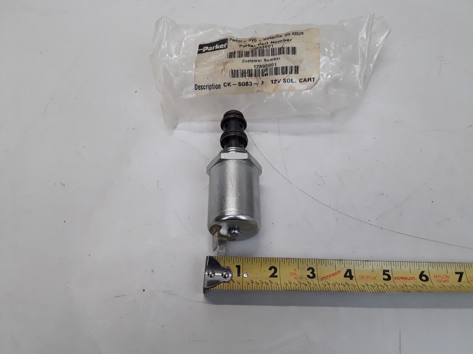 Parker Chelsea 12893001 CK-6083-D 12V Solenoid Valve Cartridge 5501258 CK6083D - HotCarParts