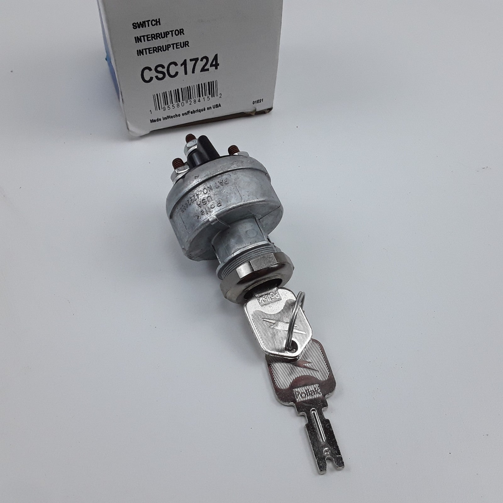 Ignition Starter Switch Fits Car Truck Forklift Tractor , pat no 4292483