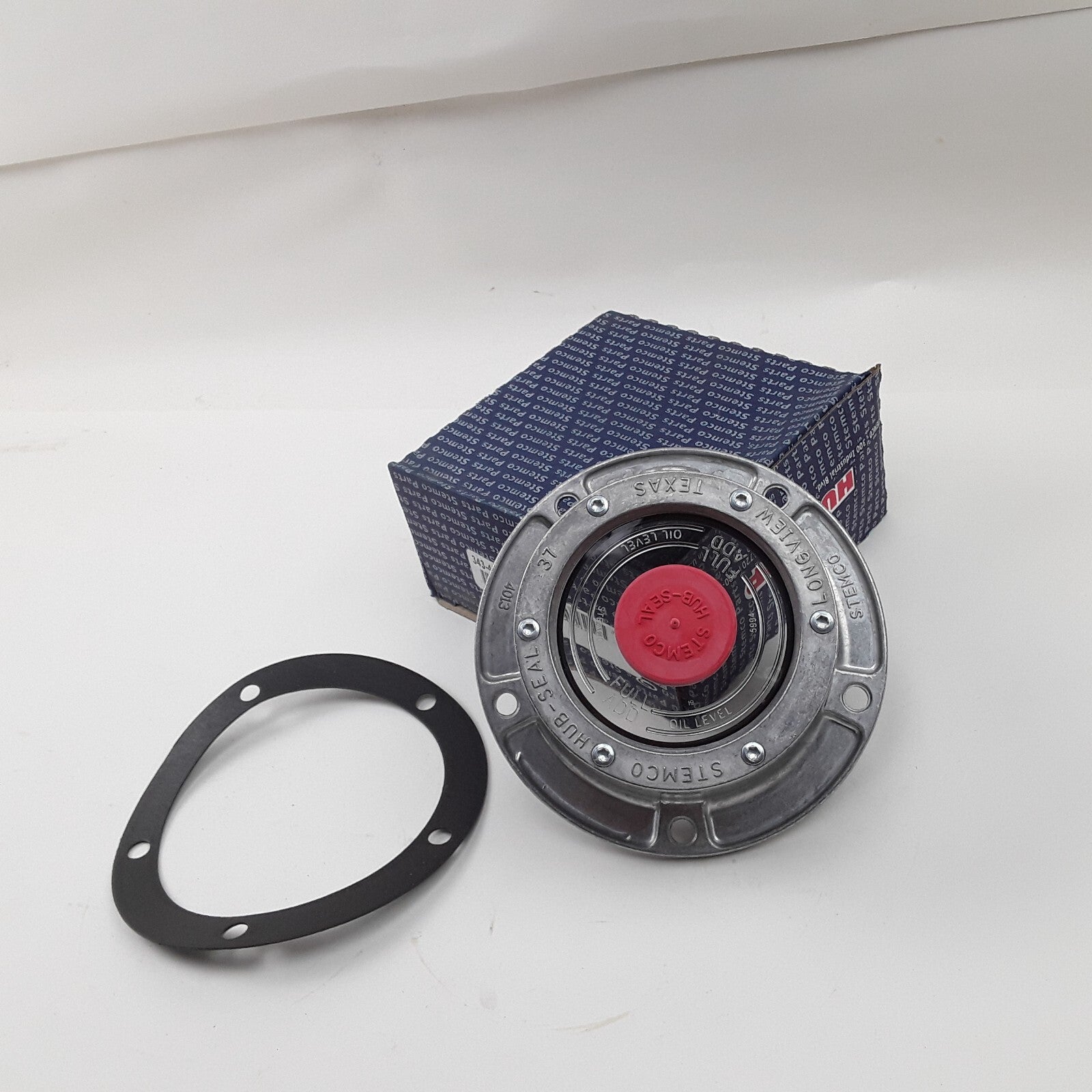 Stemco 343-4013 Wheel Hub Cap With Pipe Plug Heavy Duty