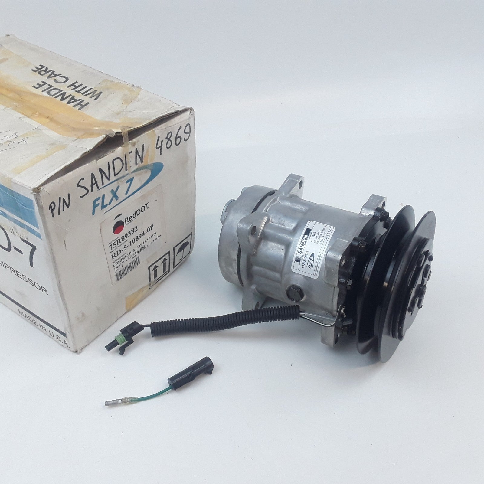 Red Dot 75R89382 A/C Compressor FLX7 Assembly Heavy Duty High Performance