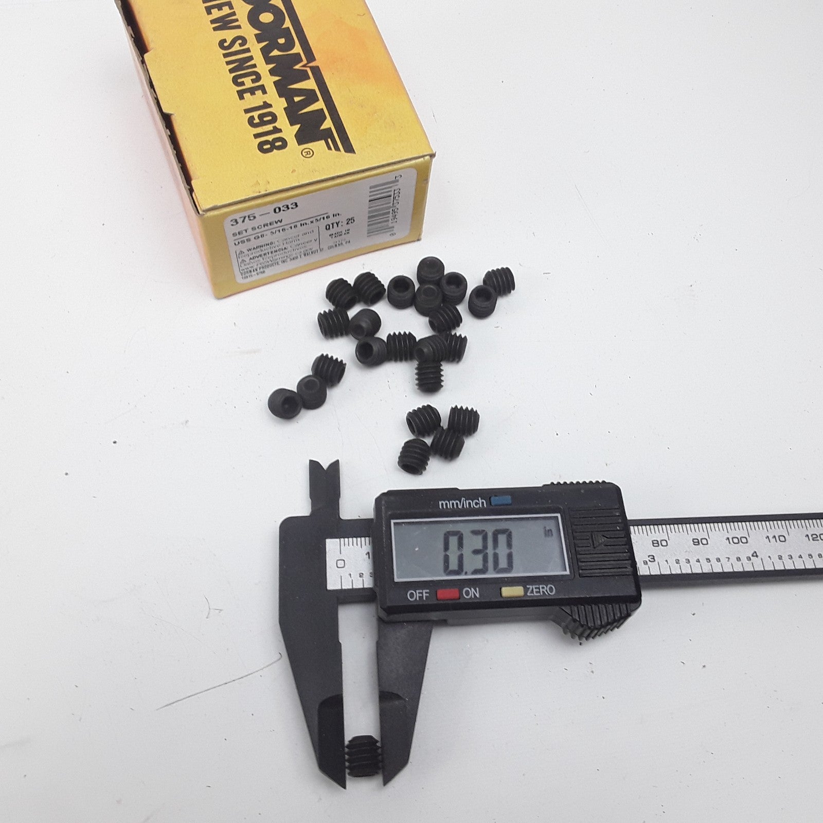 Dorman 375-033 Set Screw Steel Grade 8- 5/16-18 in x 5/16 in Set of 25