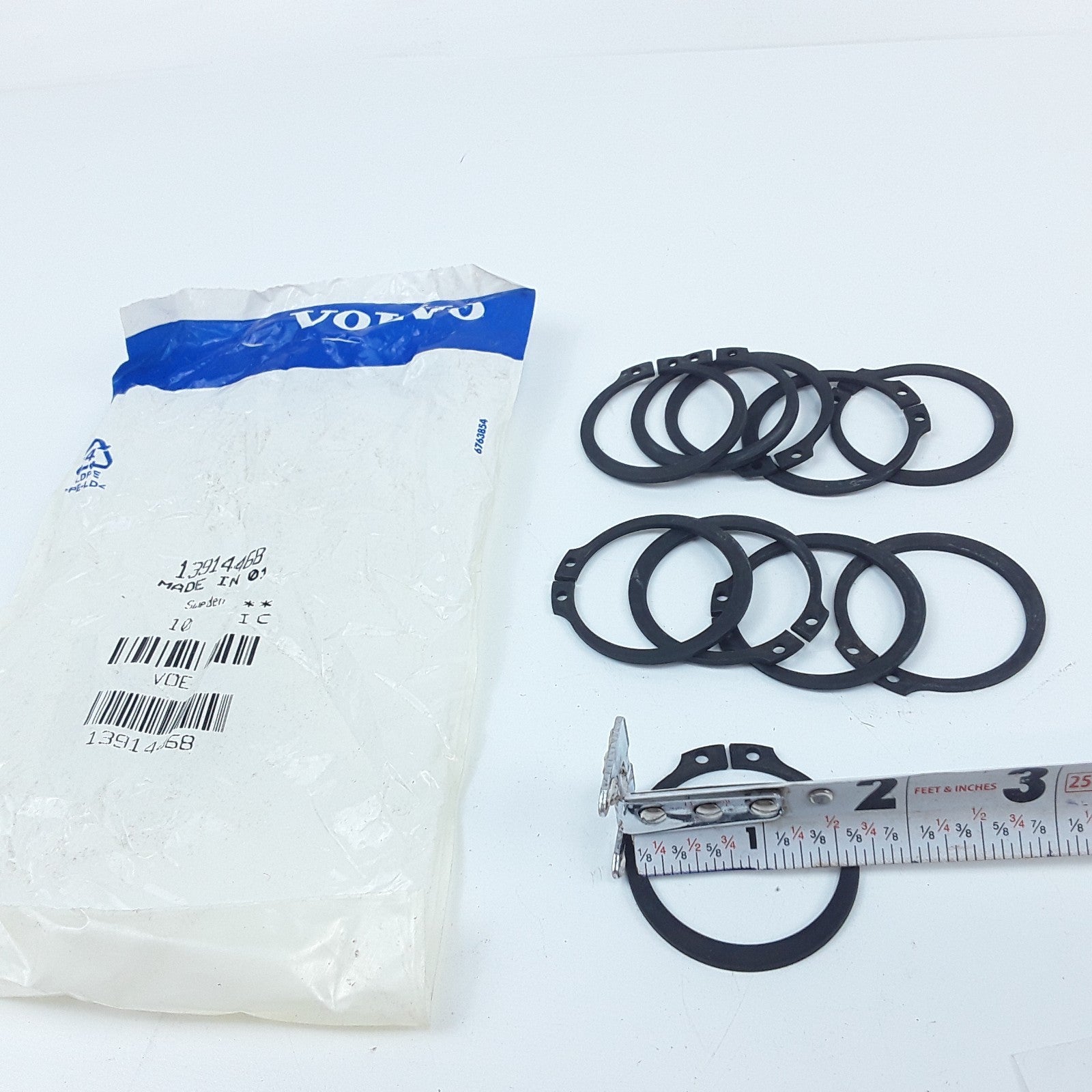 Volvo 13914468 Snap Ring Fits Volvo ECR25D ECR35D EW60C A20 A40D L105 L90 L60F