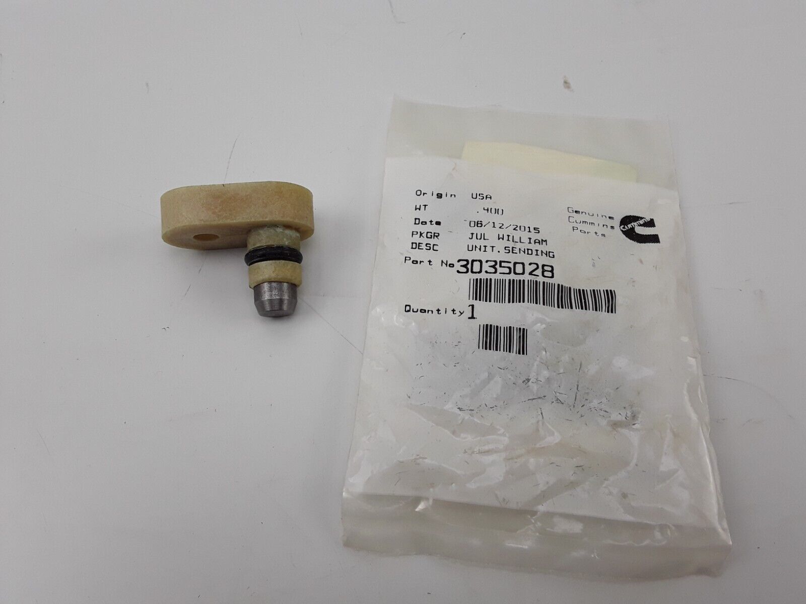 Genuine Cummins Sending Unit 3035028 Fast Free Shipping - HotCarParts