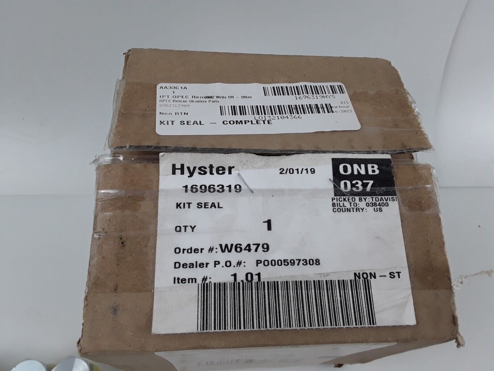 OEM Hyster 1696319 FORKLIFT KIT SEAL COMPLETE VALVE ASSEMBLY FAST FREE SHIPPING - HotCarParts