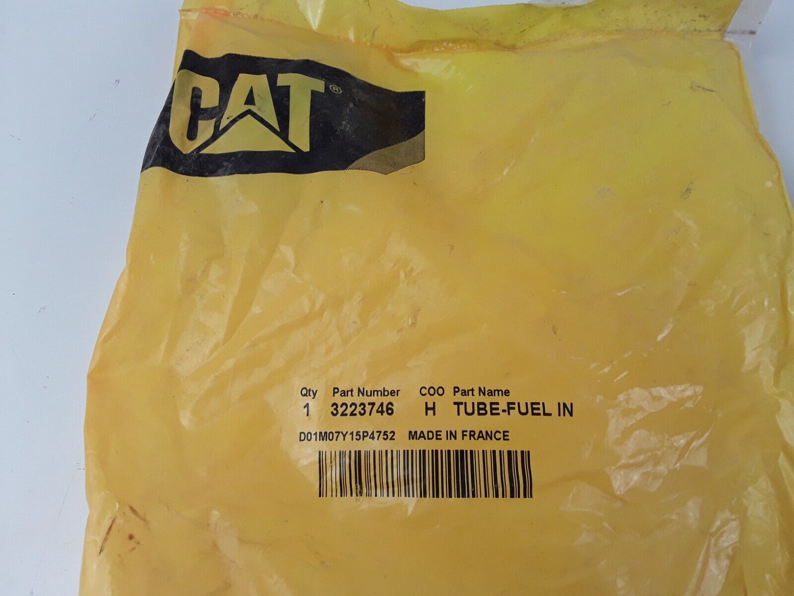 CAT 3223746 TUBE FUEL INJECTION NO.2 Fits Caterpillar 420E 430E 450E 914G 914G2 - HotCarParts