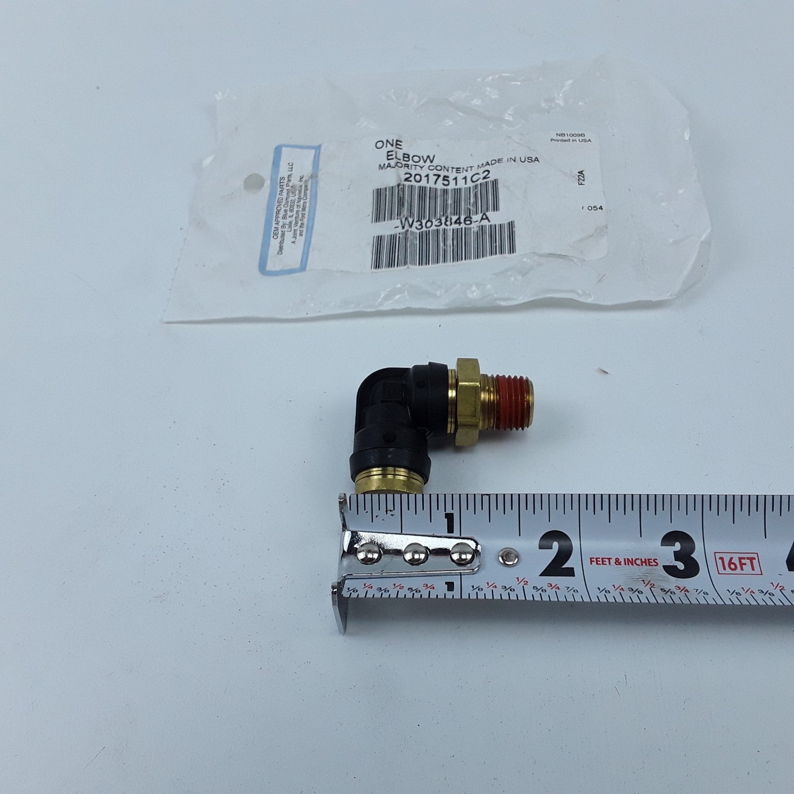 OEM International 2017511C2 Elbow 90 Degree 1/4 MP X 3/8 PTC For Navistar Truck