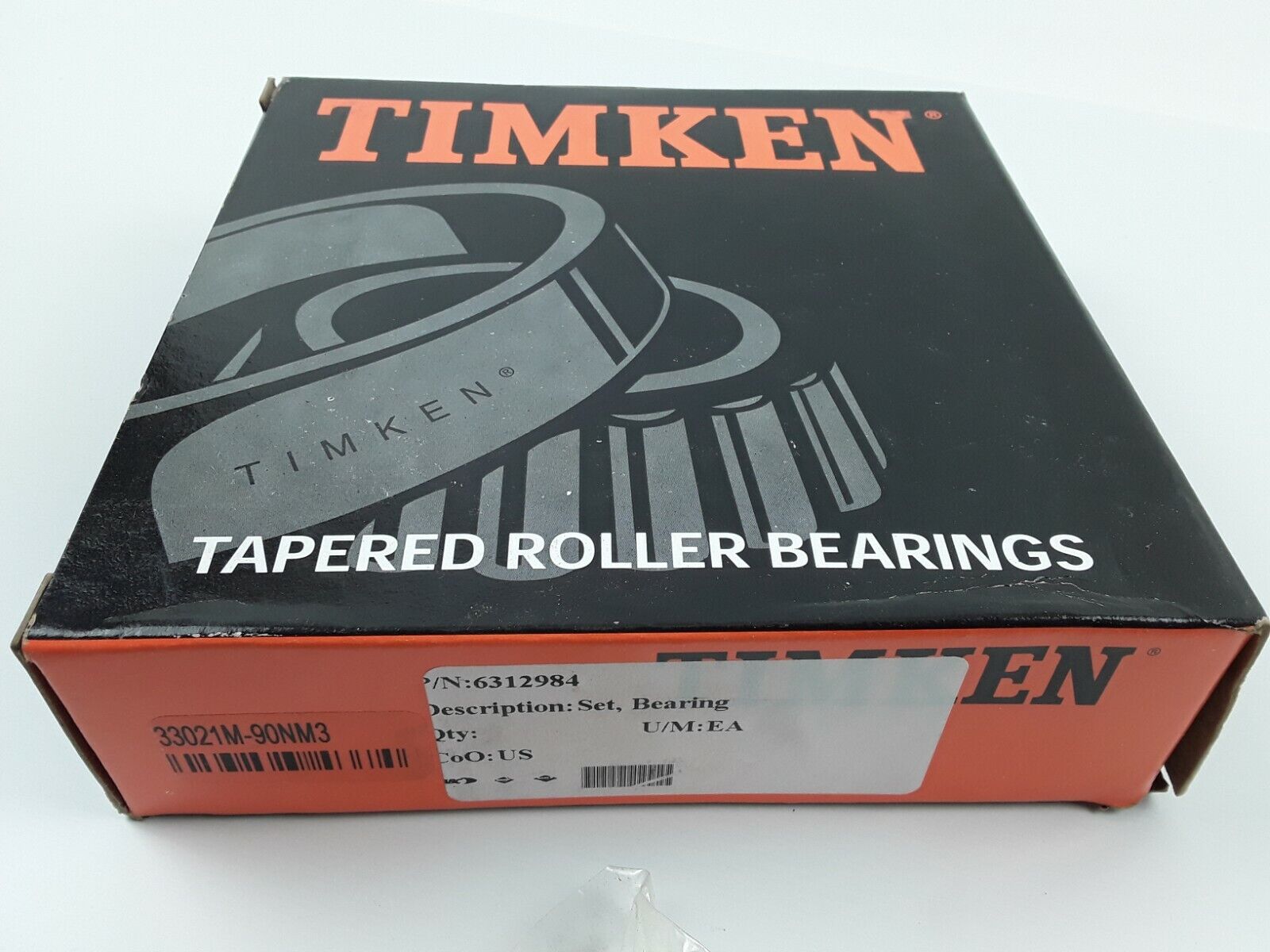 New Genuine Timken 33021M-90NM3 Tapered Roller Bearing Race Kit 33021M, X33021M - HotCarParts