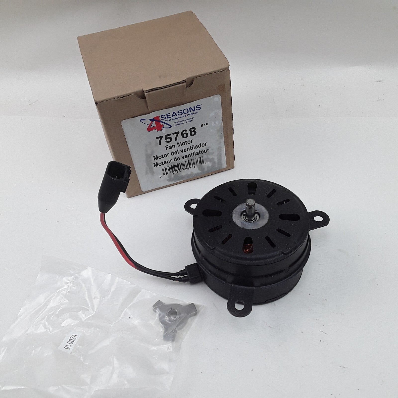 Four Seasons 75768 Condenser Fan Motor Fits Cadillac Chevrolet GMC (2004-2014)