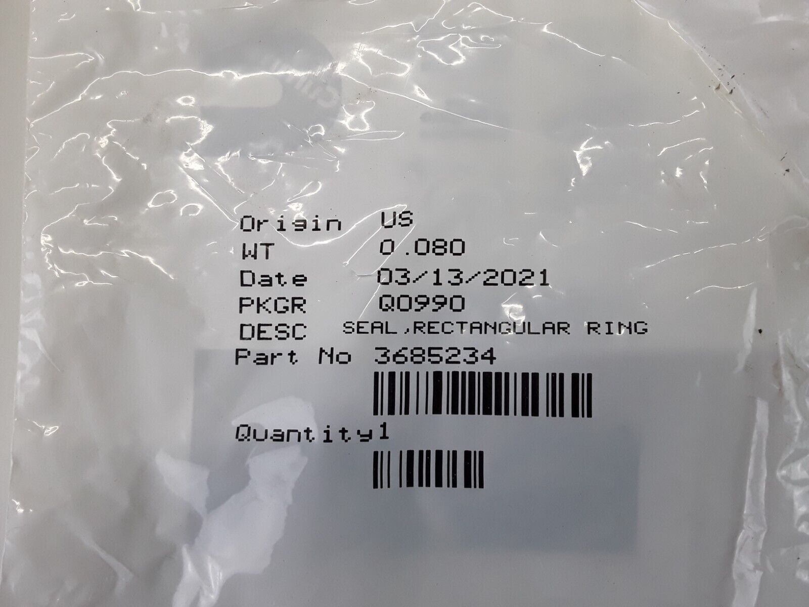 CUMMINS 3685234 CYLINDER LINER SEAL RING FOR 15 LITER ISX / QSX FAST FREE SHIPP - HotCarParts