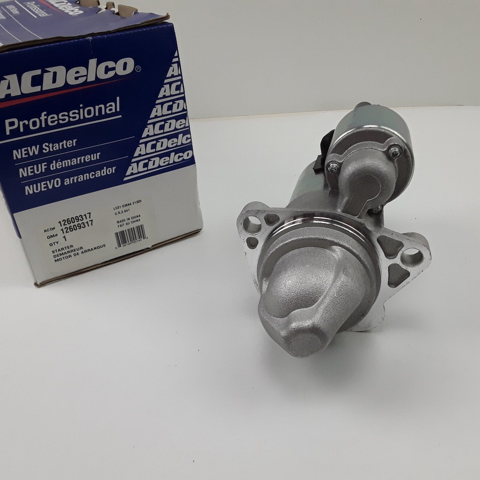 ACDelco 12609317 Starter Motor Fits GMC Buick Pontiac Chevrolet Saturn 2007-2017