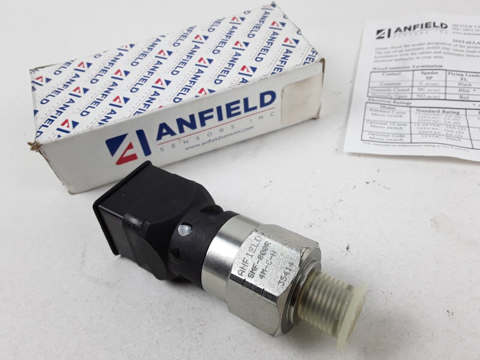 Anfield SMF-800R Pressure Switch Sensor 4M-C-H SMA SPA SVA SWA Fast Shipping - HotCarParts