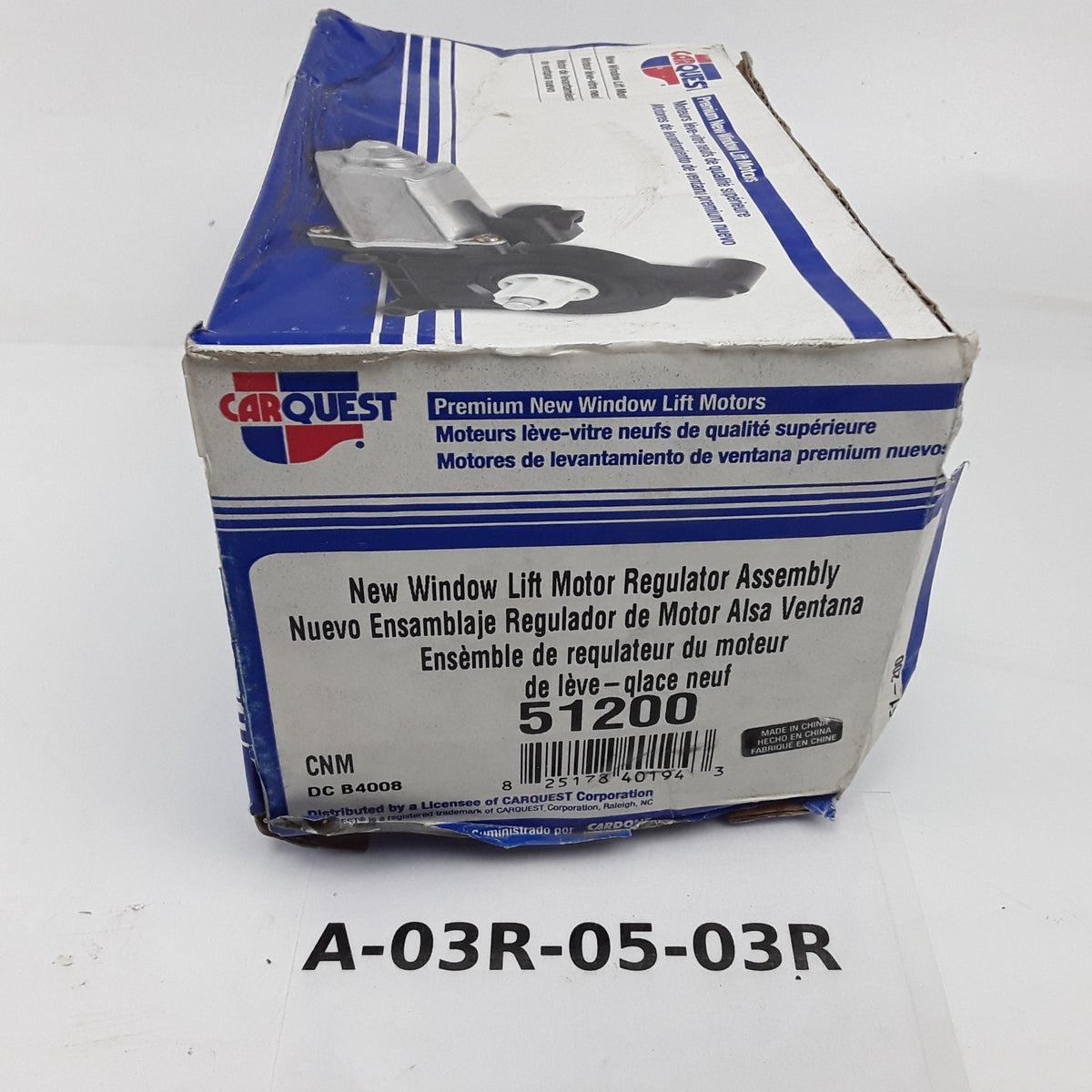Carquest 51200 Front Right Window Lift Motor Fits Chevrolet Tahoe (2002)