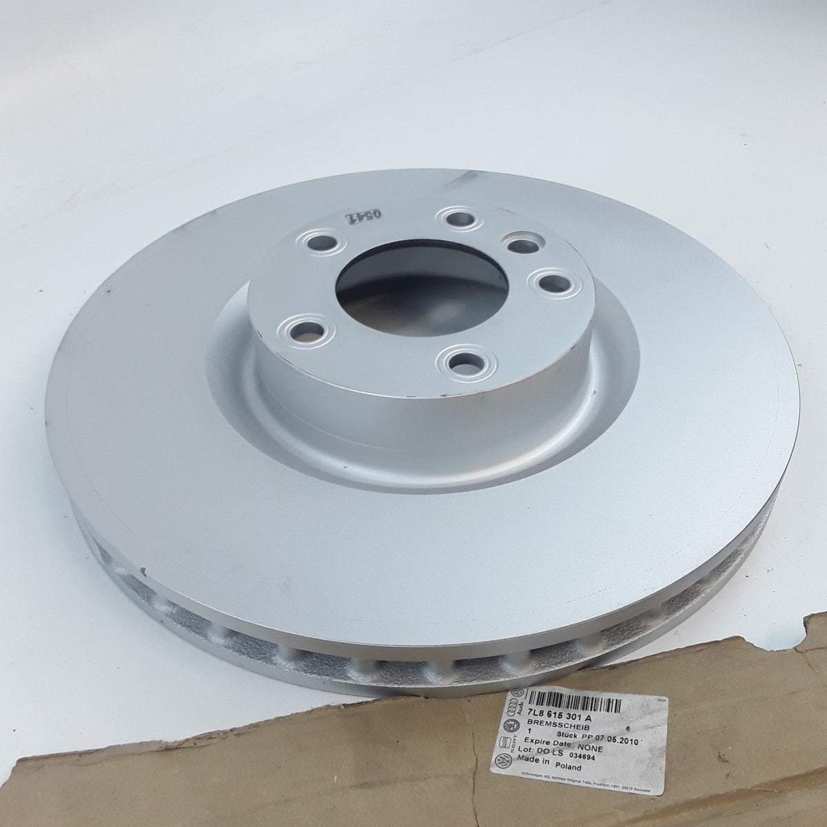 Volkswagen 7L8 615 301 A Front Disc Brake Rotor Fits Porsche Cayenne (2008)