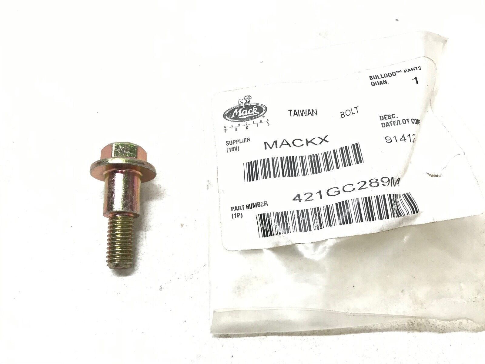 GENUINE MACK Truck 20706474 BOLT Shoulder Screw 421GC289M M8-1.25X29.62 - HotCarParts