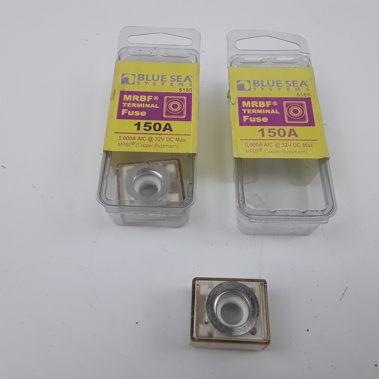 Blue Sea Systems 5185 MRBF Terminal Fuse Assembly 150 AMP Heavy Duty ,set of 2