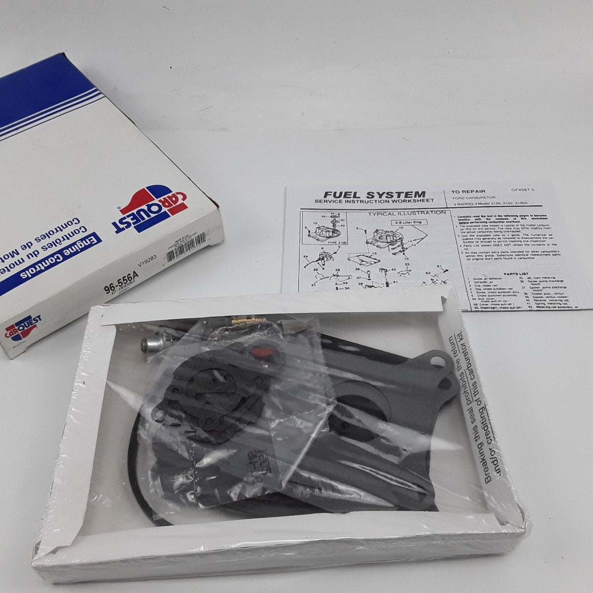 Carburetor Repair Kit Fits Bricklin Mercury Jeep American Motors 1964-1992, 1994