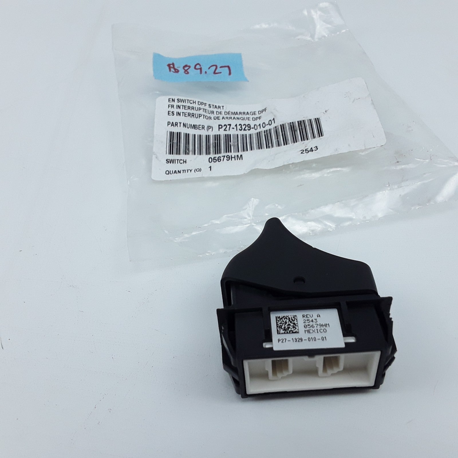 Diesel Particulate Filter (DPF) Regeneration Switch Fits Kenworth Trucks