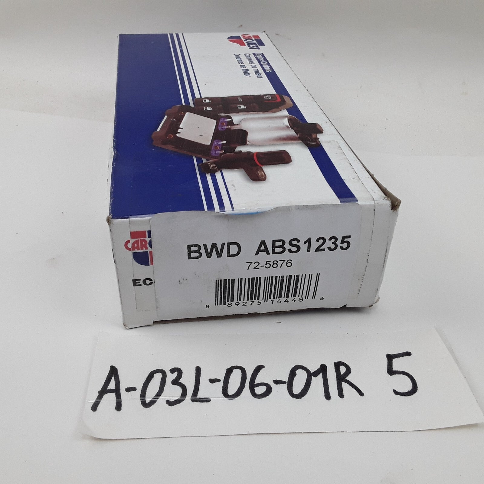 BWD ABS1235 Rear ABS Wheel Speed Sensor Fits Chrysler Pacifica (2004 2005 2006)