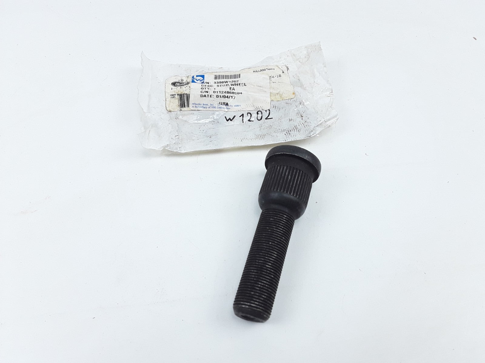 Mack 3398W1202 Wheel Lug Bolt Assembly Heavy Duty For Mack Trucks