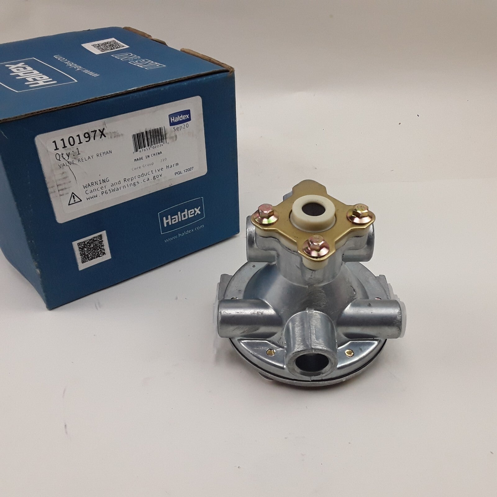 Haldex 110197X - LikeNu Sealco Air Brake Relay Valve For Heavy Duty Car Truck