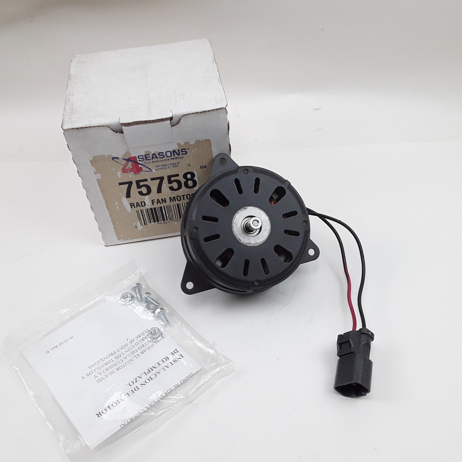 Engine Cooling Fan Motor Fits Honda Accord 3.0L-V6 2003 2004 2005 2006 2007