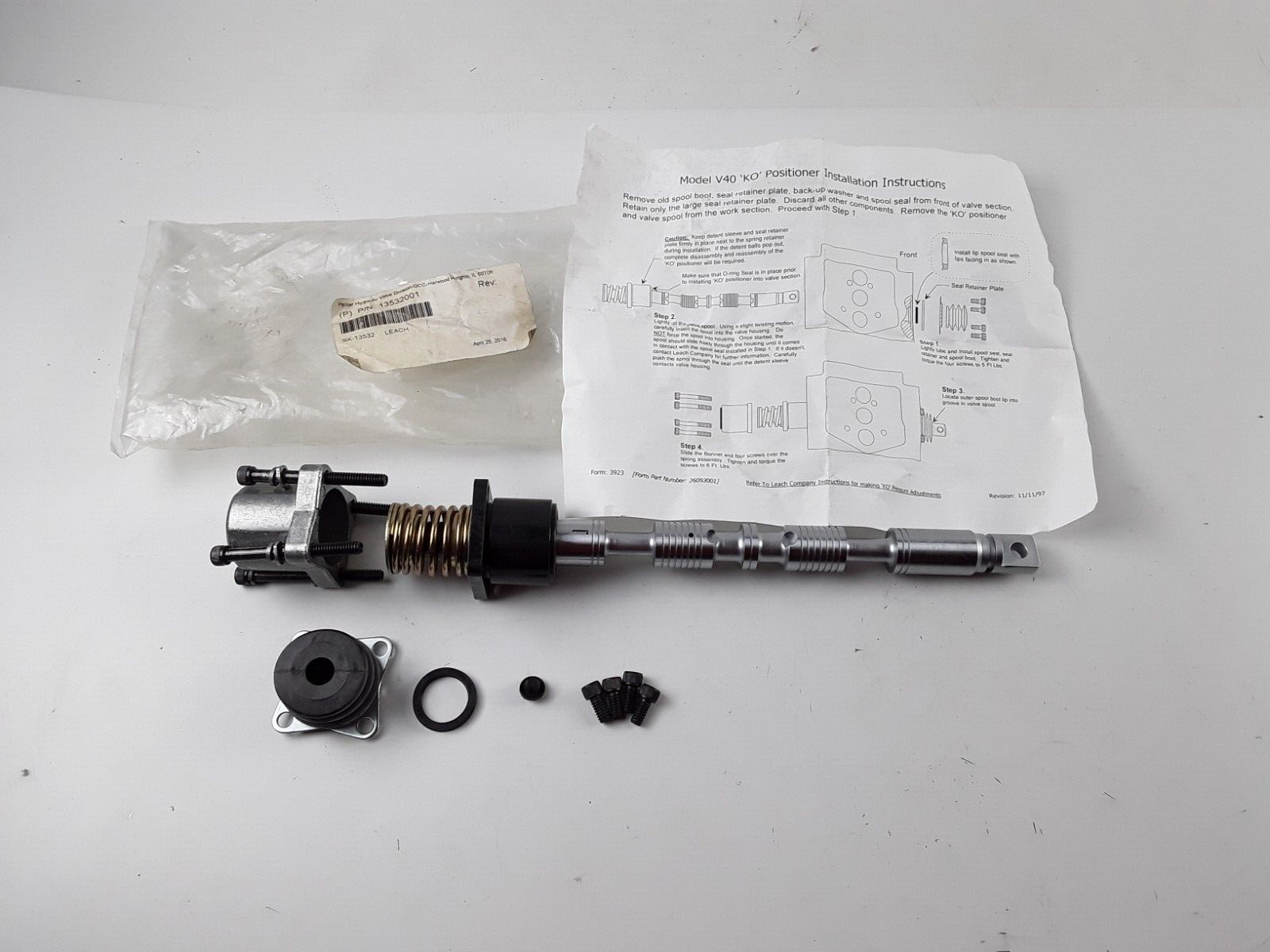 For Parker Hydraulic Valve Model V40 KO Positioner 13532001 SK-13532 26093001 - HotCarParts