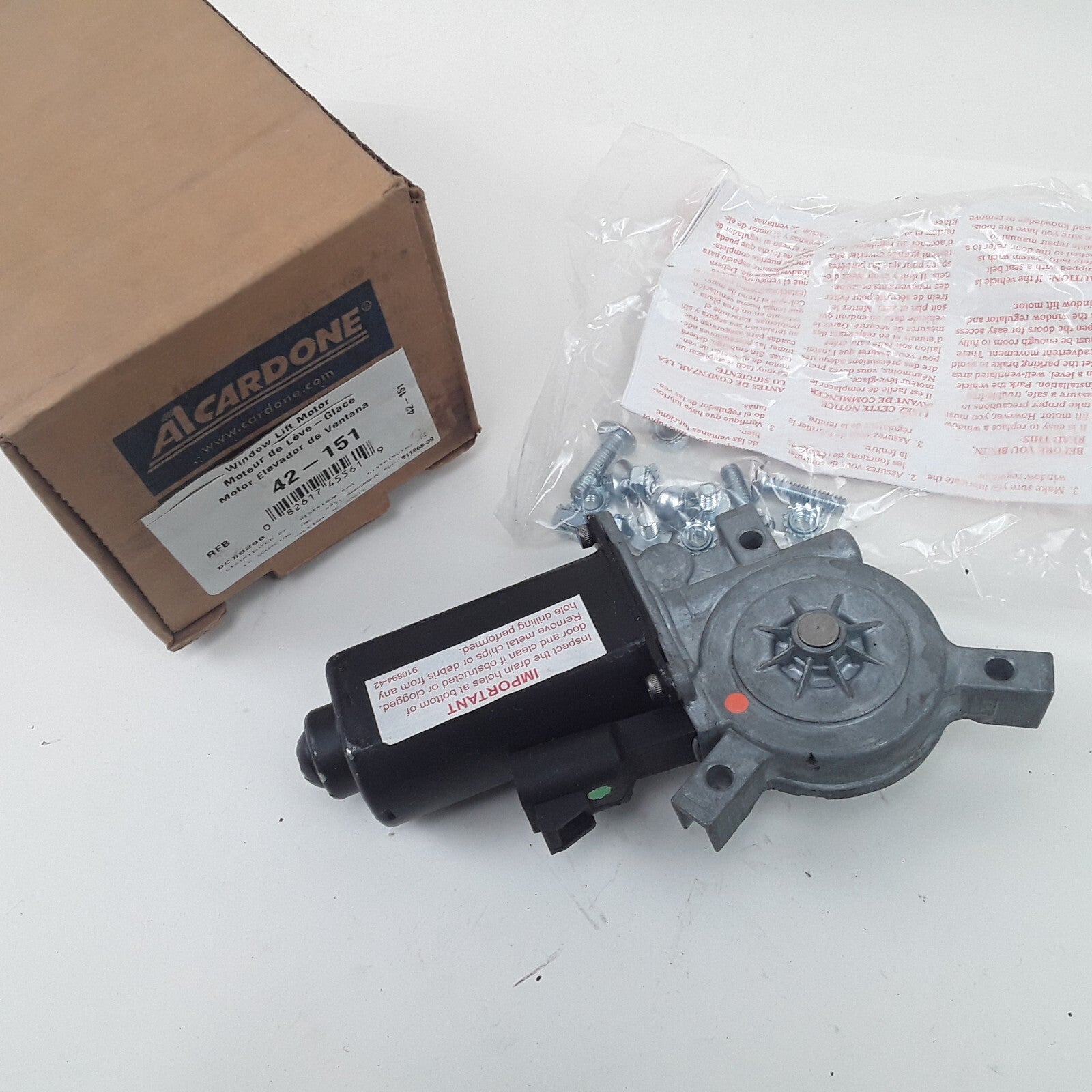Cardone 42-151 Power Window Motor-SV6 Reman For Chevrolet Malibu 1997-2003