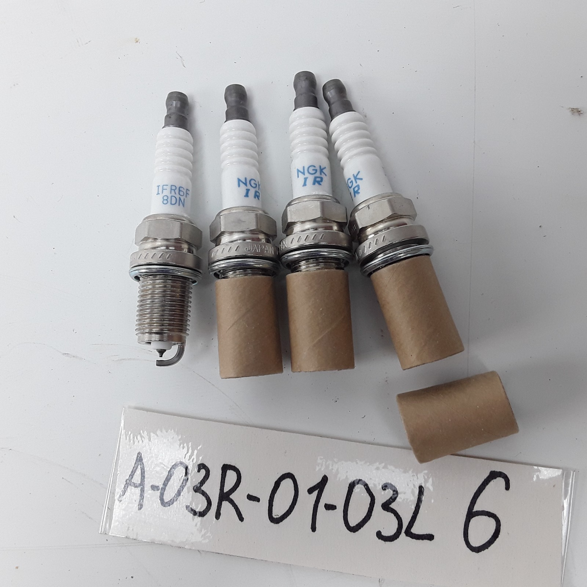 4 pcs NGK IFR6F8DN Laser Iridium Spark Plug 14mm Thread 19mm Reach 16mm Hex