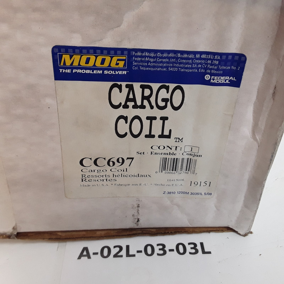 Coil Spring Set Fits Chevrolet Impala 2000-2003 Oldsmobile Intrigue 1998-2002