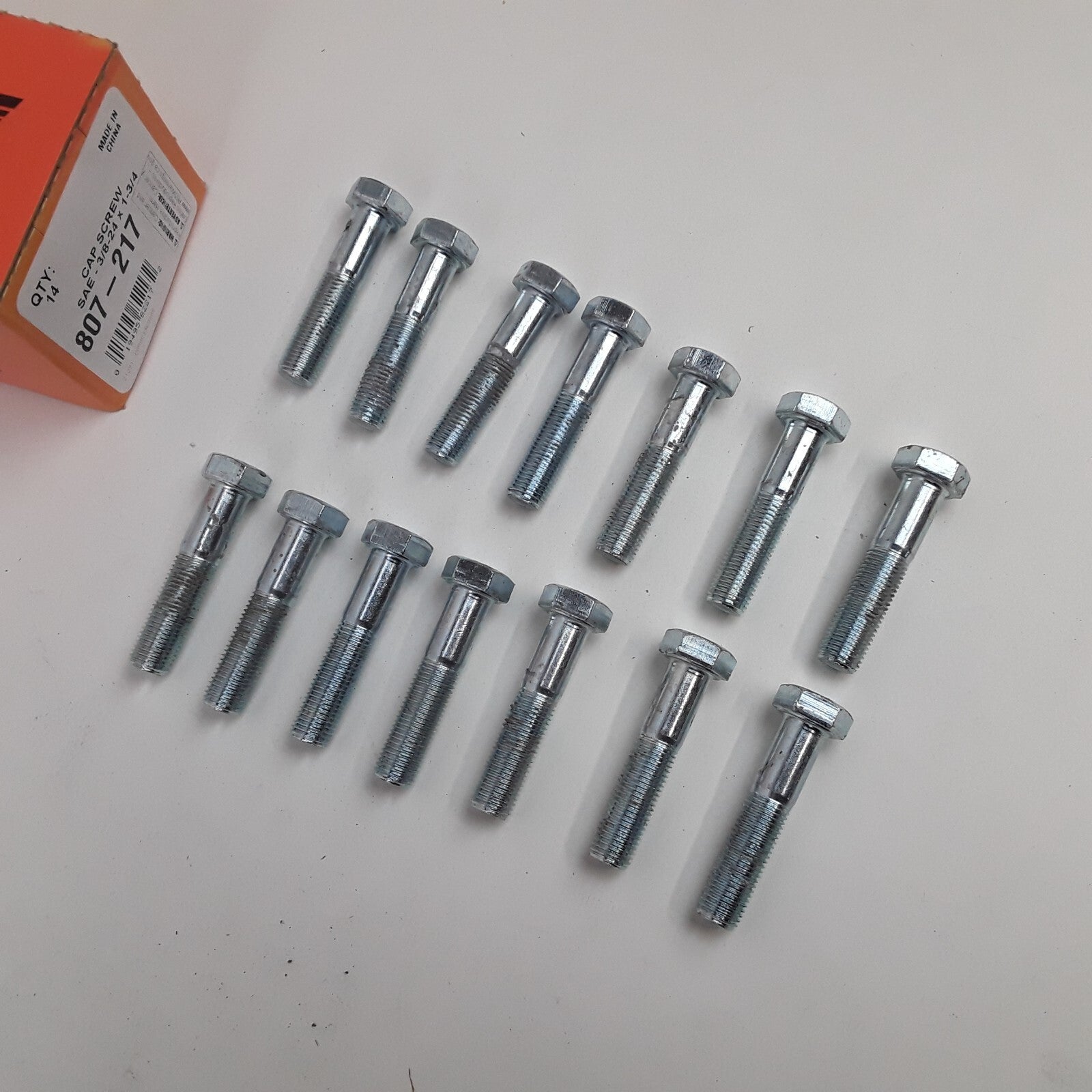 Multipurpose Car Truck Bolt Cap Screw-Hex Head-Grade 5- 3/8-24 x 1-3/4 In