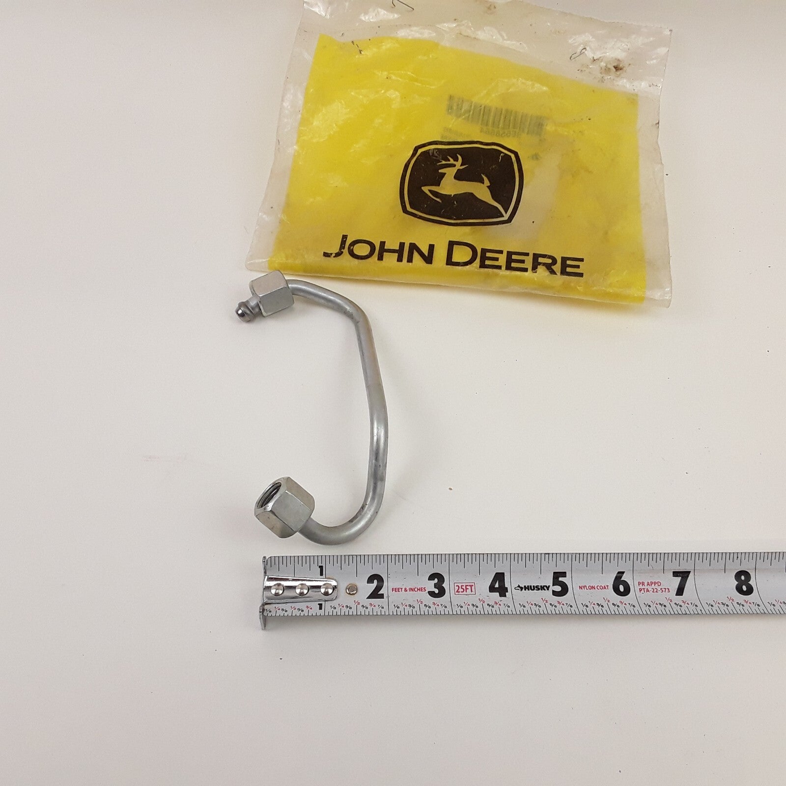 Genuine OEM John Deere RE558664 Fuel Rail Tube Compatible with Various Models