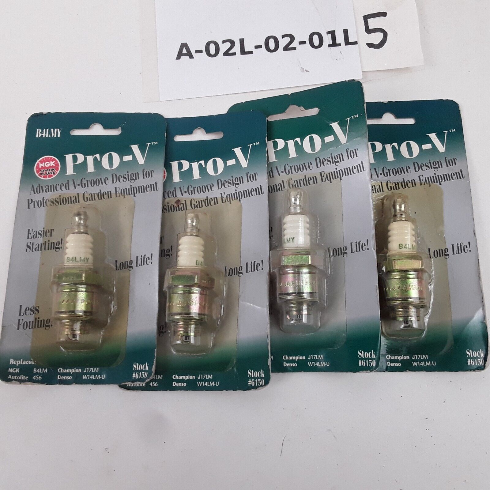 Set of 4 NGK B4LMY Spark Plug NGK B4LM, Replacement# 456, J17LM, W14LM-U