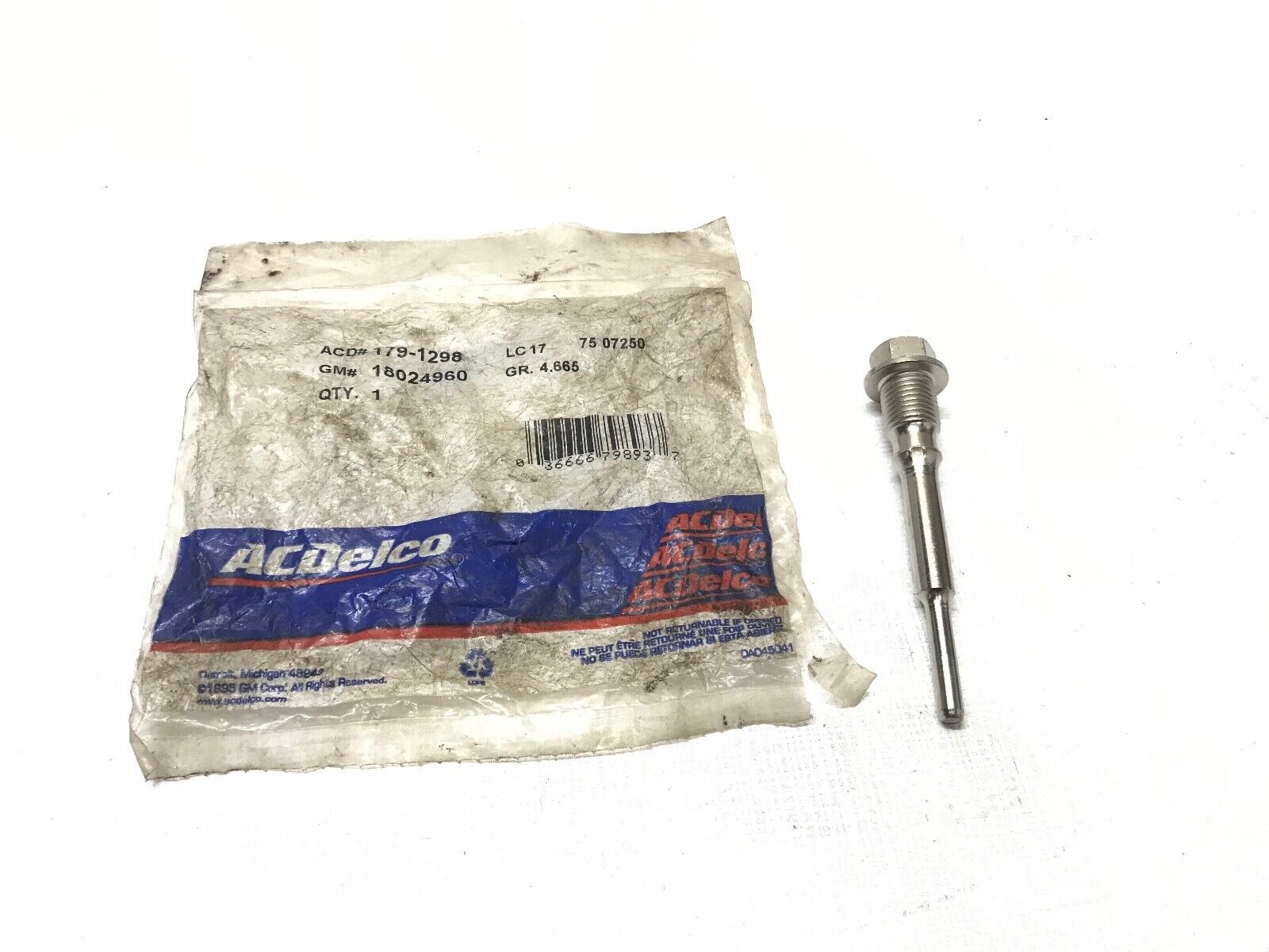 Disc Brake Caliper Bolt Kit ACDelco 179-1298 - HotCarParts
