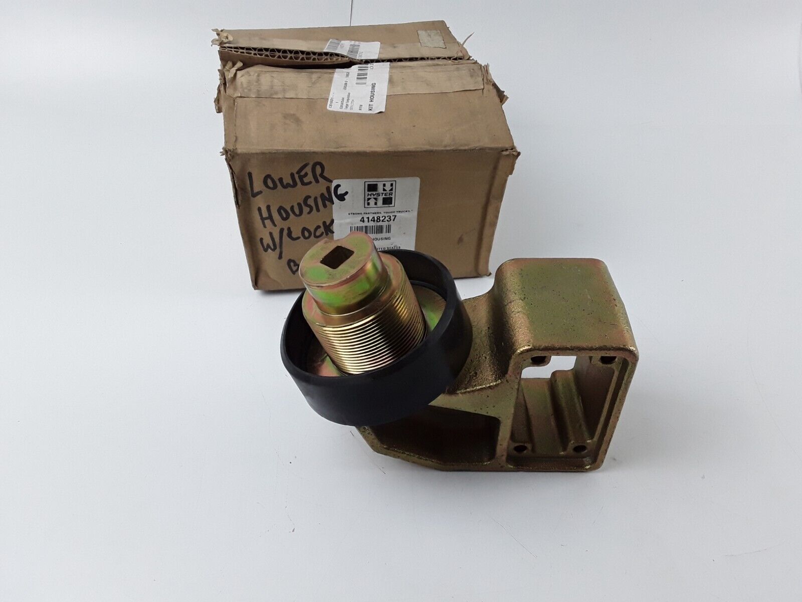 Hyster 4148237 Lower Housing Bracket W/Lock Bolt Forklift Parts Free Shipping - HotCarParts