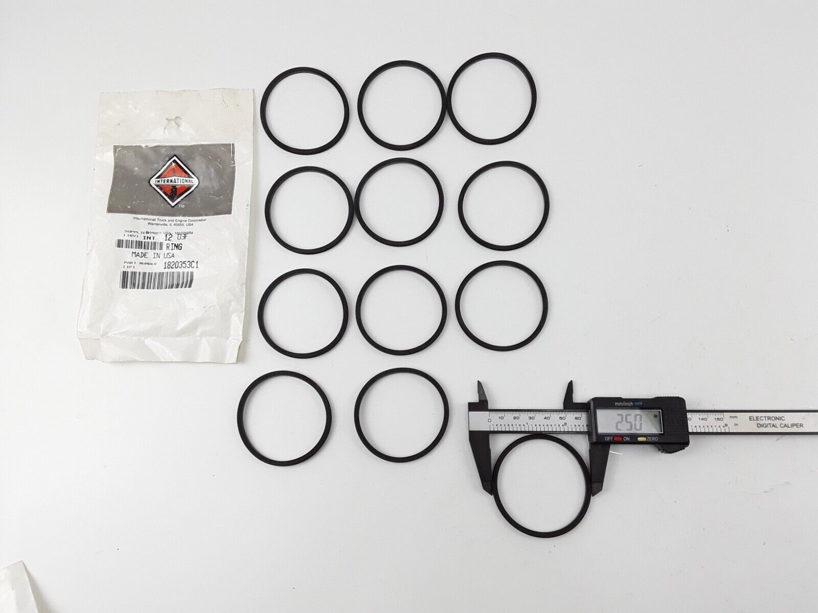 OEM IH International Navistar 1820353C1 Pack Of 12 O-RING FILTER 4333-1820353C1 - HotCarParts