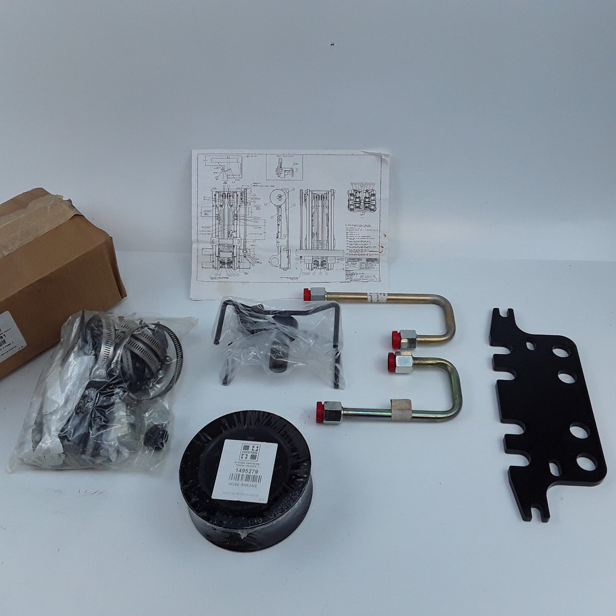 Hyster 1625281 Stub Shaft Stubshaft Hose Sheave Kit For Forklift 1477570 1495279