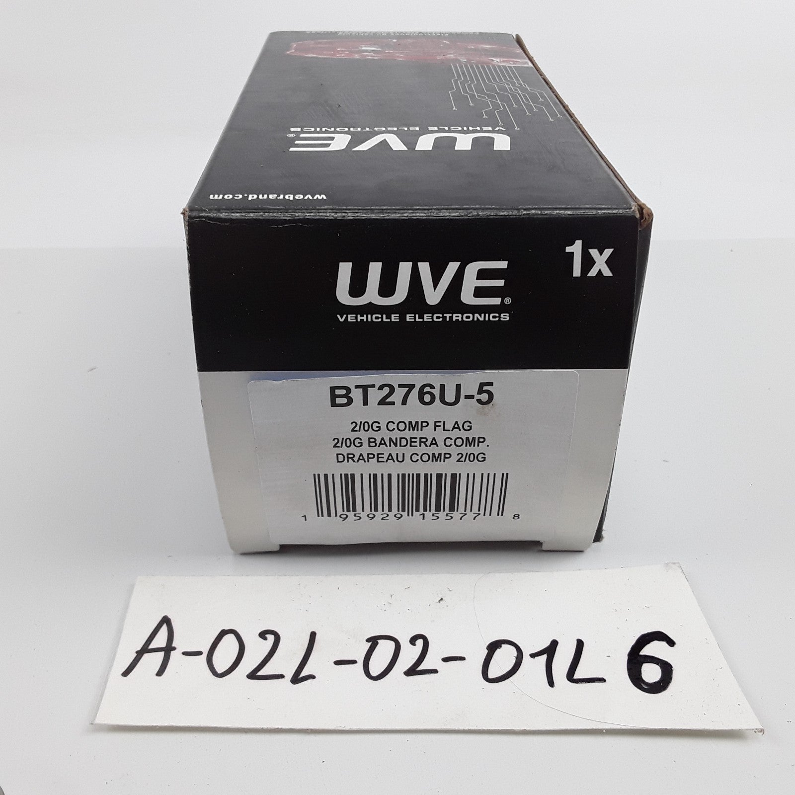 WVE BT276U-5 2/0G Bandera Comp. Gauge Compression Flag Battery Terminal Set of 5