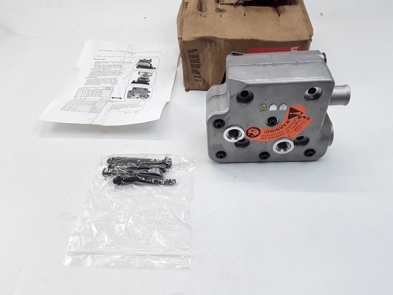 Genuine OEM Cummins 4309439 For Wabco 9121406576 Air Compressor Cylinder Head - HotCarParts