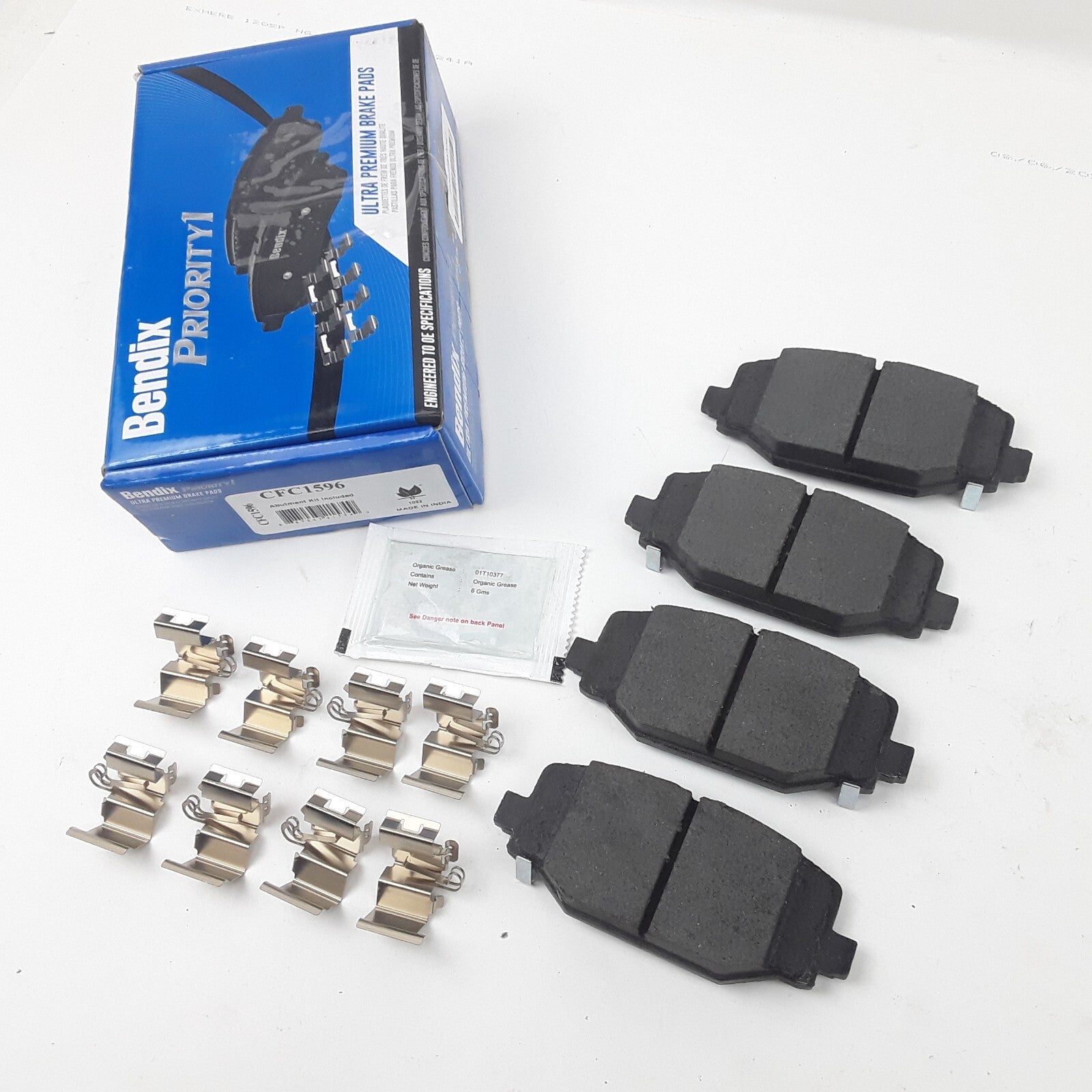 Rear Disc Brake Pad Set Priority one Ceramic Fits Ram C/V 2012 2013 2014 2015