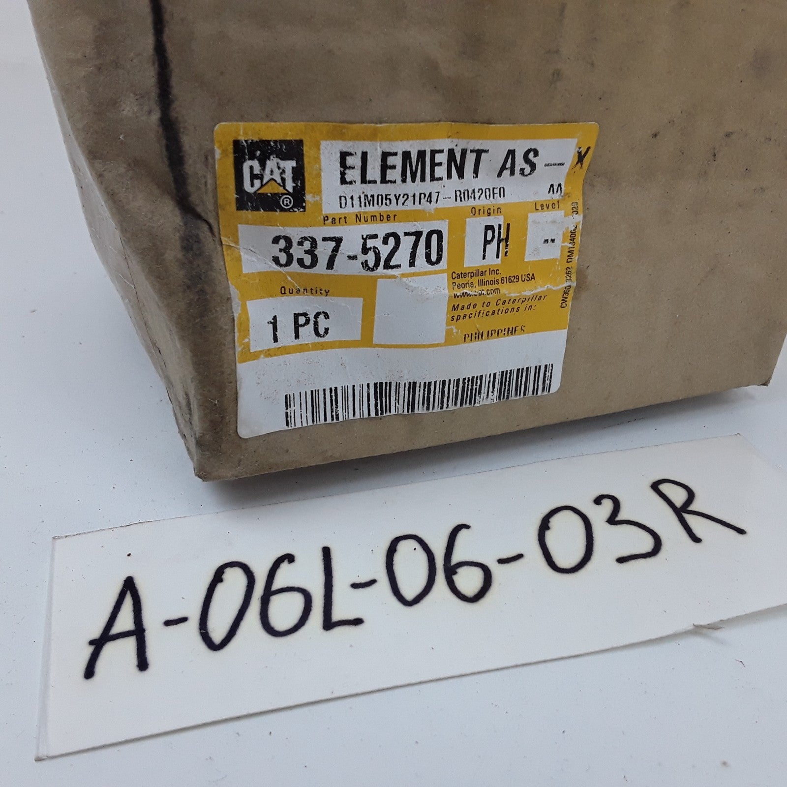 Cat 337-5270 Advanced Efficiency Hydraulic and Transmission Engine Oil Filter