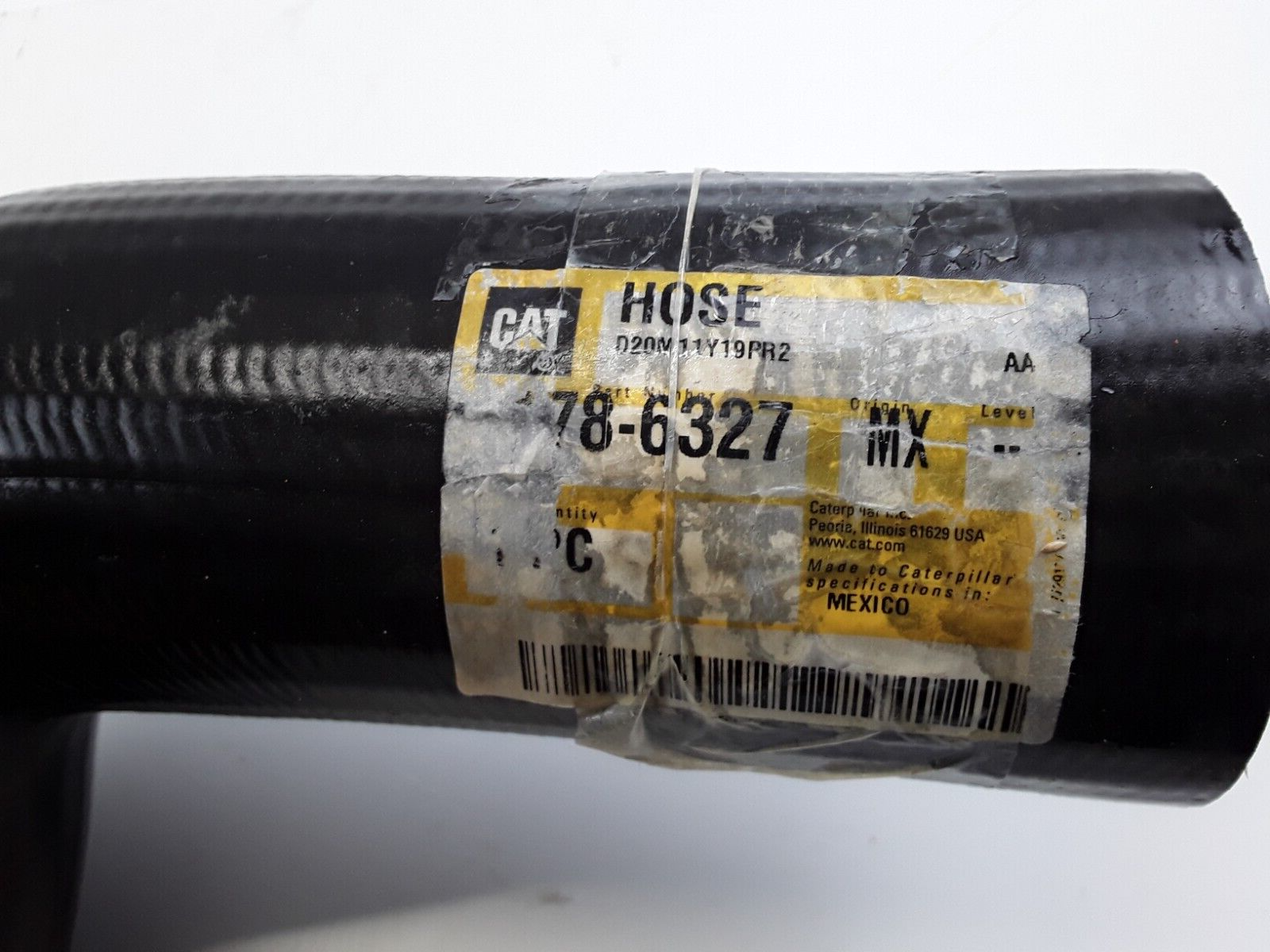 CAT 178-6327 COOLANT HOSE Fits Caterpillar MOTOR GRADER 140H 143H 160H 163H - HotCarParts