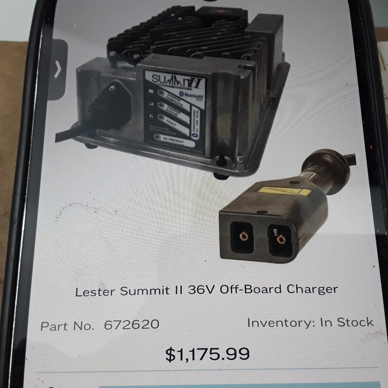 Lester Summit II 36-Volt Off-Board Battery Charger For Golf Cart 1994-2011
