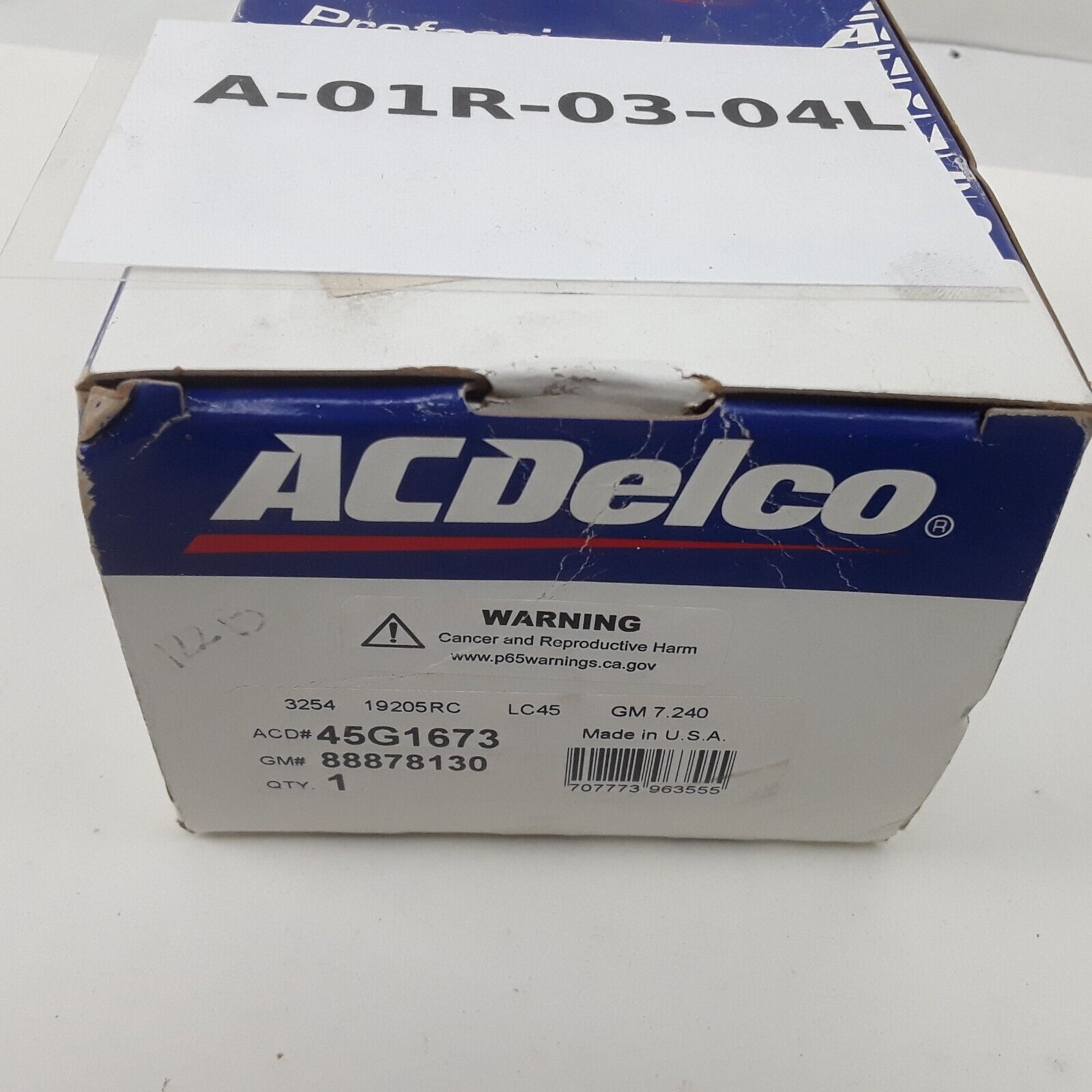 OEM ACDelco 45G1673 Bushings - Suspension Stabilizer Bar Bushing 88878130