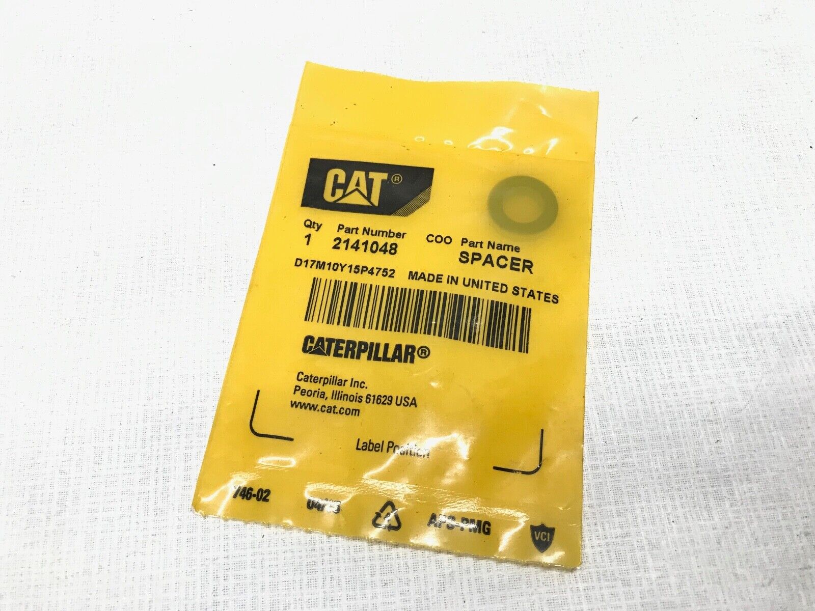 CATERPILLAR SPACER 2141048 CAT - HotCarParts