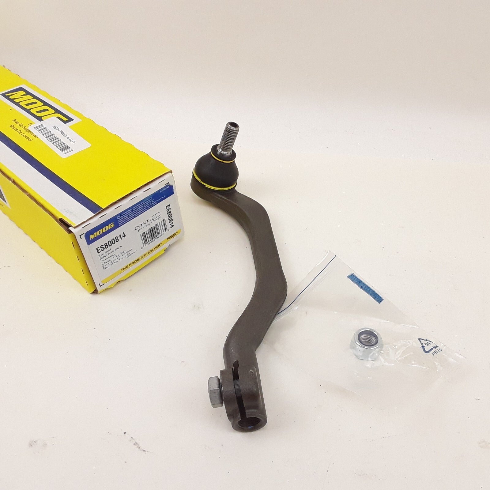 Moog ES800814 Front Left Outer Steering Tie Rod End Fits Mini Cooper (2007-2019)